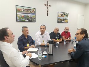 Prefeito Luciano recebe a visita do novo superintendente dos Correios em Alagoas