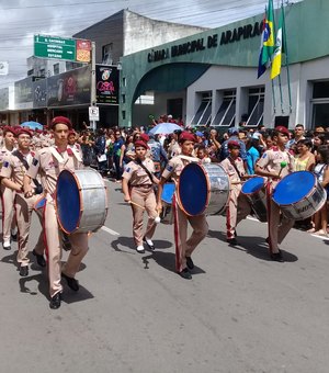 Trânsito no Centro de Arapiraca é alterado no sábado (7) para desfile cívico