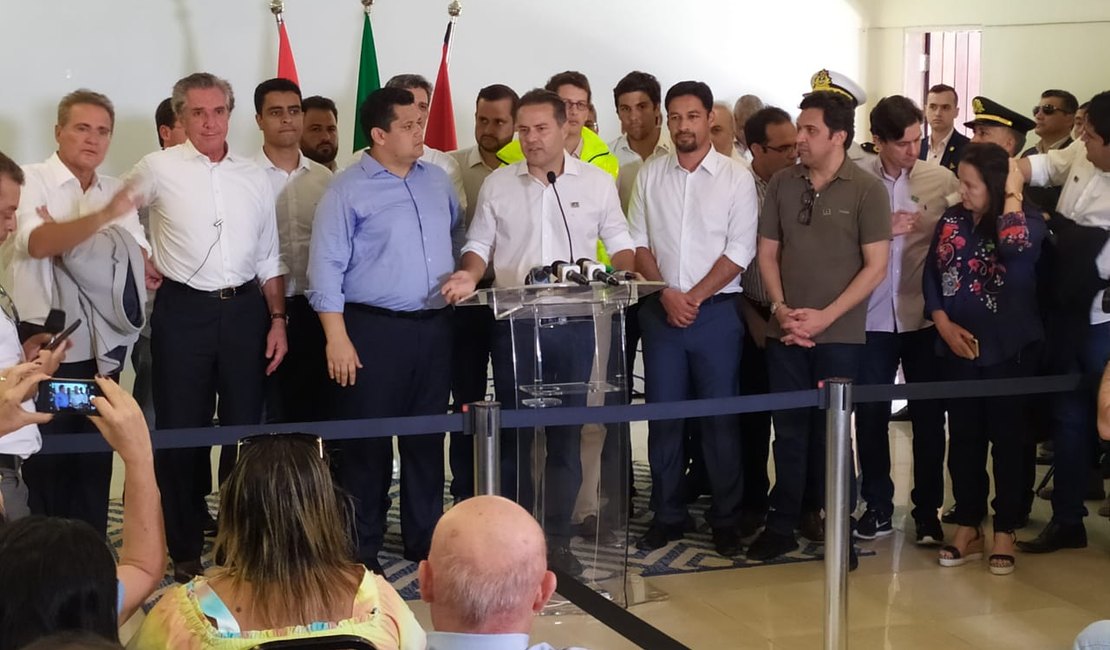 Em Alagoas, Alcolumbre anuncia MP para liberar recursos para o Nordeste