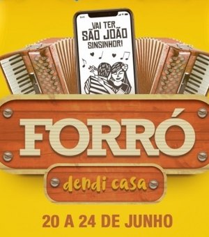Cultura realiza o Forró Dendi Casa em comemoração aos festejos juninos 