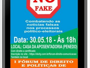 Fórum sobre Fake News contará com palestras de jornalistas, professora e magistrado em Penedo