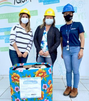 Centro Pop recebe doação de agasalhos arrecadados em campanha da Agreste Saneamentos