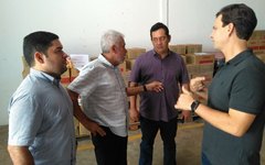 Durante a visita, Severino Pessoa esteve acompanhado do deputado estadual Marcelo Beltrão e do empresário João Victor Calheiros