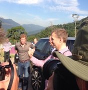 Príncipe Harry visita projeto social em São Paulo