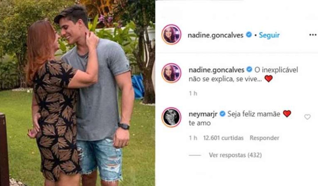 Mãe de Neymar assume namoro com modelo e gamer