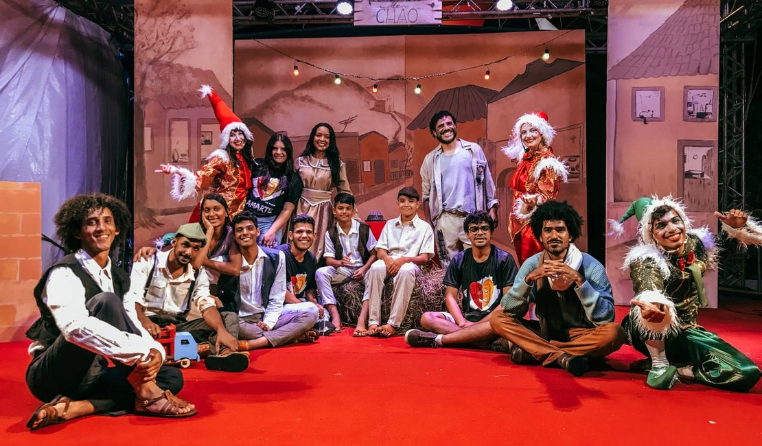 Companhia de Teatro Amarte estreia no Natal Luz de Palmeira com grande espetáculo
