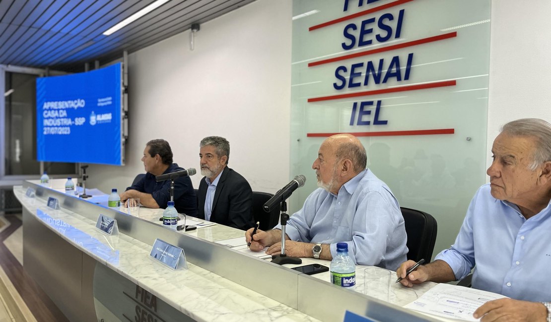 SSP apresenta dados da segurança pública em reunião com diretoria da Federação das Indústrias de Alagoas