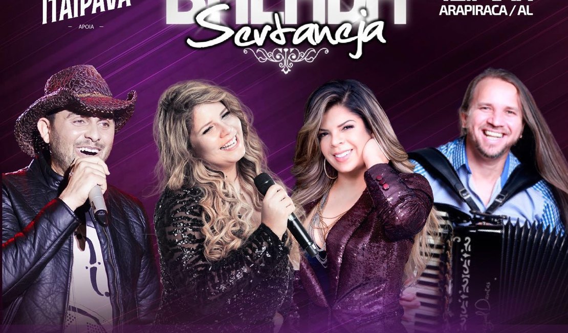 Balada vai reunir cantores do tradicional forró de vaquejada ao sertanejo universitário
