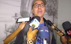 Zeca Baleiro conversa com a imprensa arapiraquense antes do show de encerramento da Fliara em Arapiraca