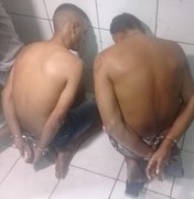Polícia prende dupla por tráfico de drogas 
