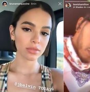 Bruna Marquezine e Lewis Hamilton passam a se seguir no Instagram 