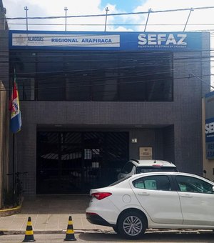 Atendimento presencial na Sefaz de Arapiraca será suspenso na primeira semana de abril