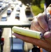 Multas de trânsito terão desconto de 40% em Alagoas