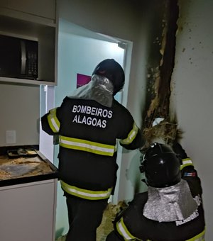 Incêndio atinge condomínio de flats em Maragogi
