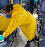 Empresas de ônibus reforçam higienização em coletivos da capital