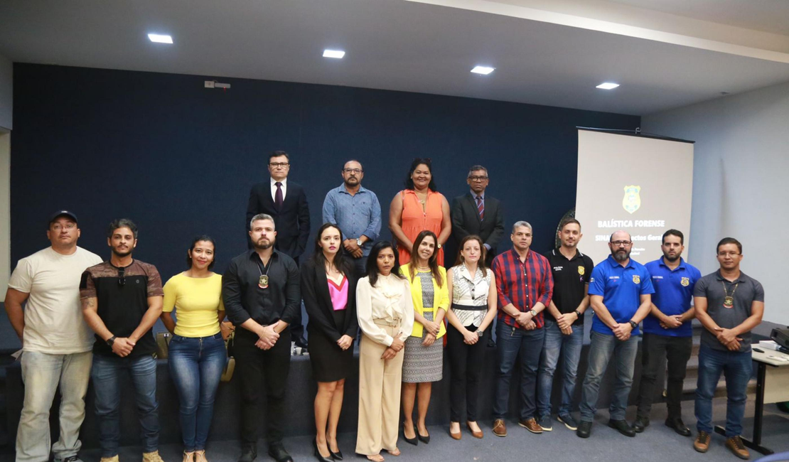 Banco Nacional de Perfis Balísticos é tema de palestra entre as Polícias Científica e Civil de Alagoas