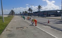 Prefeitura reforça limpeza em área que recebe o IronMan
