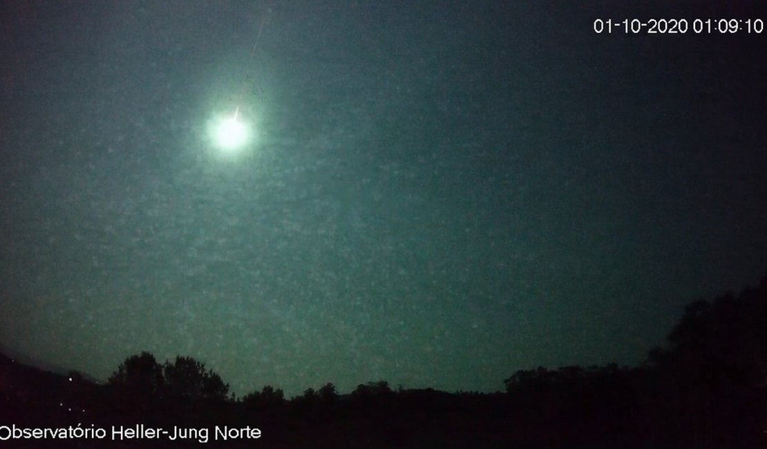 Observatório registra meteoro com luminosidade maior que a Lua em Caxias do Sul
