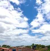 Início de semana em Alagoas, tem tempo seco e nublado, confira: