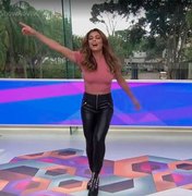 Juliana Paes rebola ao vivo no 'Vídeo Show' e internet vai à loucura