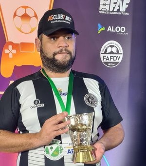 Natural de São Luiz do Quitunde, torcedor e gamer coloca o ASA na disputa do Brasileirão on-line