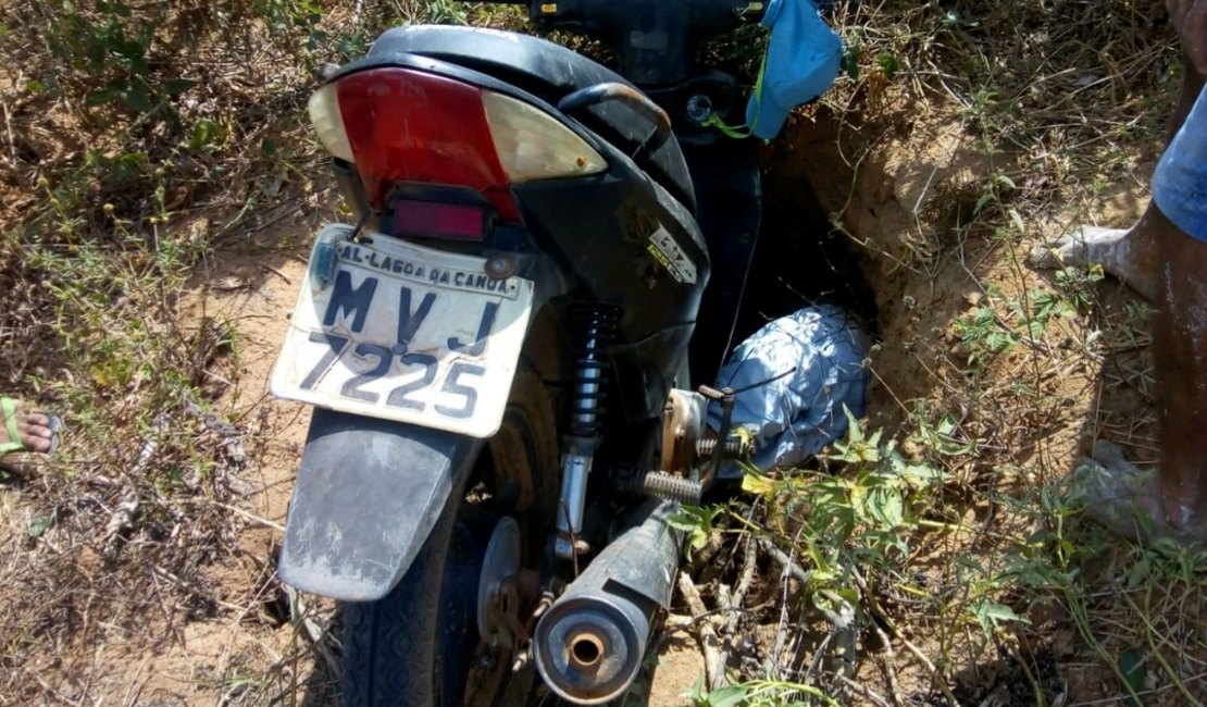 Corpo de homem é encontrado dentro de um buraco, na zona rural de Lagoa da Canoa 