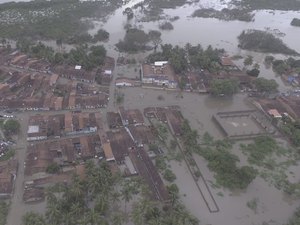 Boletim: 22 cidades e mais de três mil famílias afetadas pelas chuvas em AL