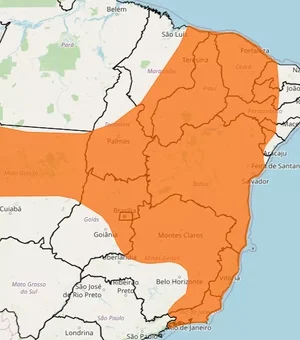 Novo aviso meteorológico do Inmet alerta perigo laranja para cidades do Sertão de AL