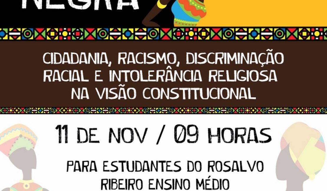 Projeto da OAB Alagoas promoverá reflexões sobre racismo, discriminação e intolerância