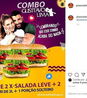 Separação de Gusttavo Lima e Andressa Suita vira tema de promoção em restaurantes: “Acaba do nada”