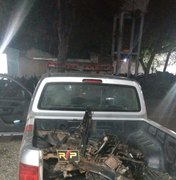 Radiopatrulha encontra desmanches de motos na Região Agreste