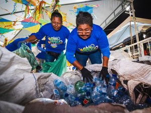 Público do Verão Massayó descartou mais de 8 toneladas de materiais recicláveis