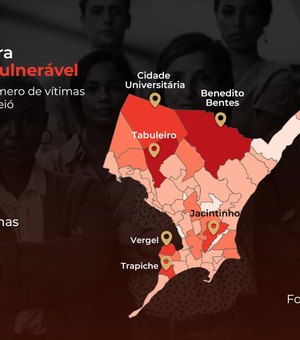 Benedito Bentes e Tabuleiro lideram ranking de crimes contra vulneráveis