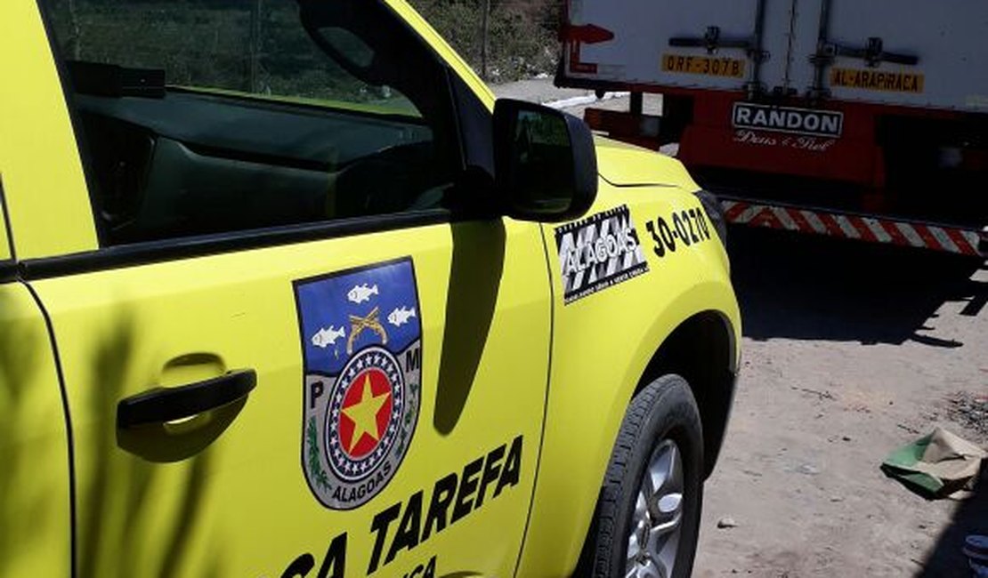 Caminhão com carga roubada dos Correios é encontrado em Arapiraca