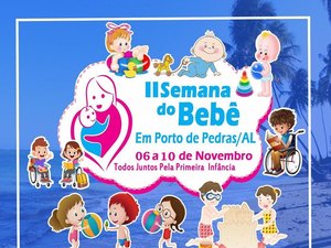 Porto de Pedras divulga programação de II Semana do Bebê