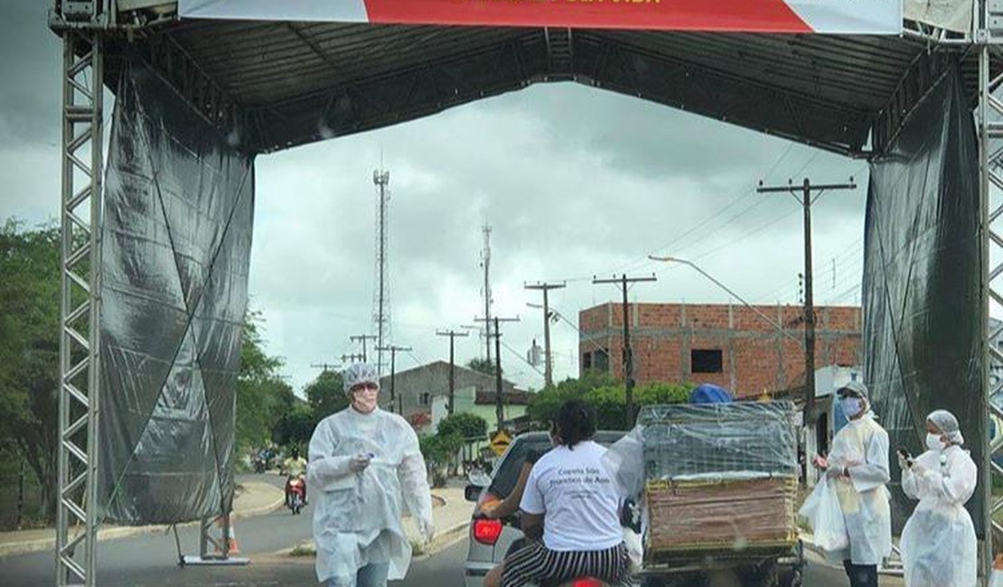 Durante o mês de junho, barreira sanitária de Craíbas atende 68 mil pessoas