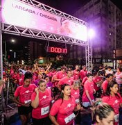 Corrida Solidária Maceió Rosa reúne mil atletas na orla da Pajuçara