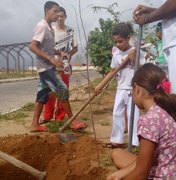 Moradores do Brisa do Lago realizam plantio de mudas de árvores