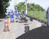 Prefeitura realiza ações na rede de drenagem e ladeira de Fernão Velho