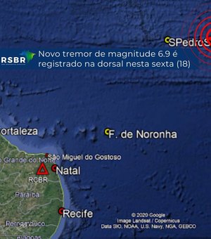 Abalo sísmico de 6,9 de magnitude é registrado no mar do Nordeste