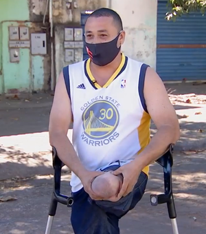 Homem tem perna mecânica furtada em Goiânia; só a prótese foi levada