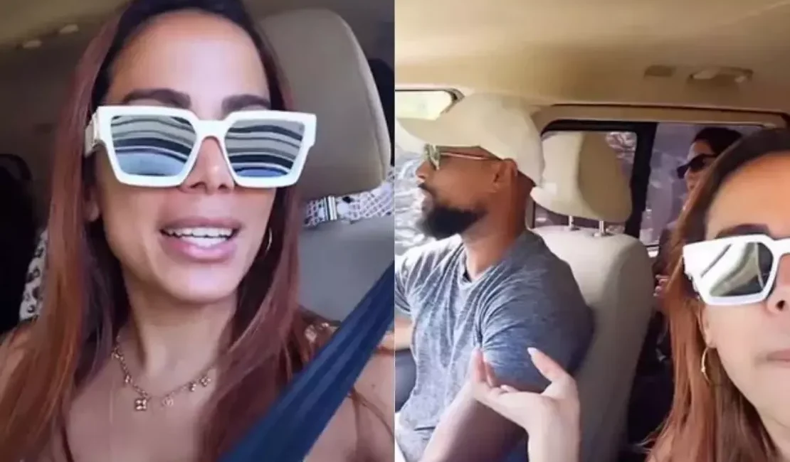 'Estou apaixonada', diz Anitta ao flertar com motorista no Caribe
