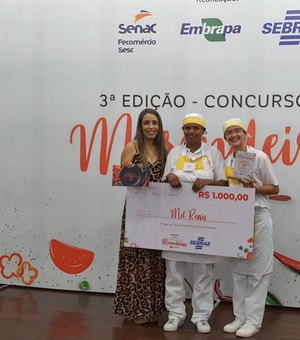 Merendeira de escola municipal em Penedo é premiada em concurso estadual