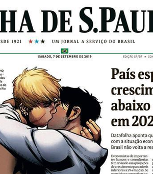 O beijo gay na capa da Folha de S. Paulo e a discussão sobre censura e diversidade