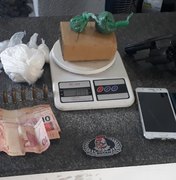 Polícia prende suspeito de tráfico de drogas em União dos Palmares
