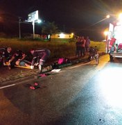 Motociclista colide em placa de trânsito em rodovia no Sertão