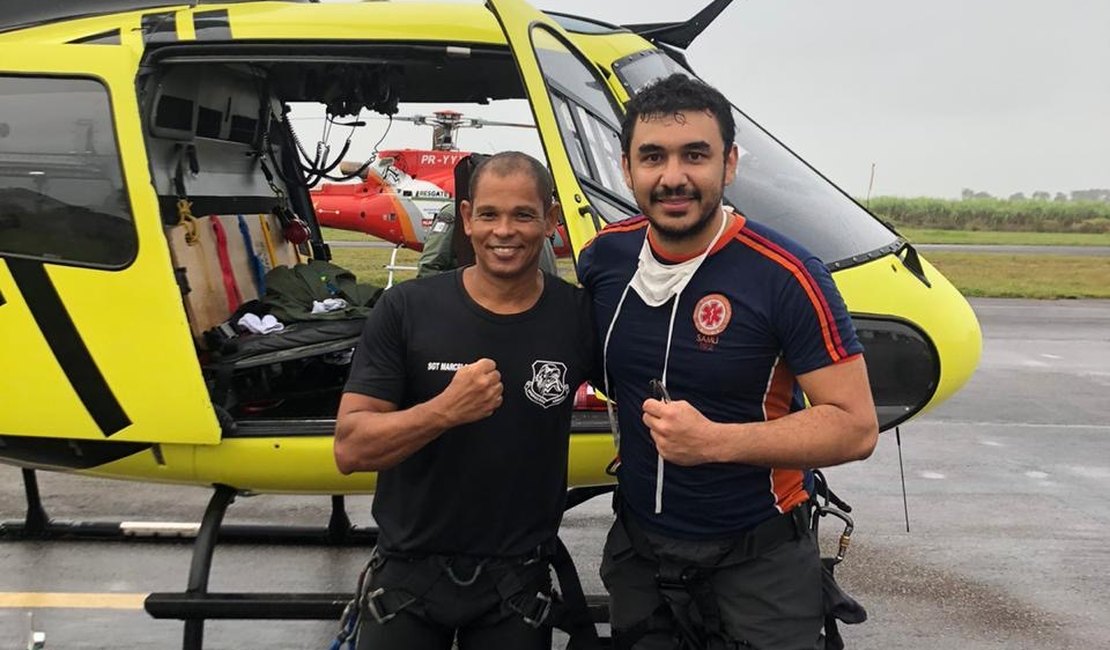 Médico do Samu Alagoas salta no mar e salva vítima de afogamento