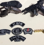 Polícia prende suspeitos com armas e munição dentro de veículo no Boa Vista