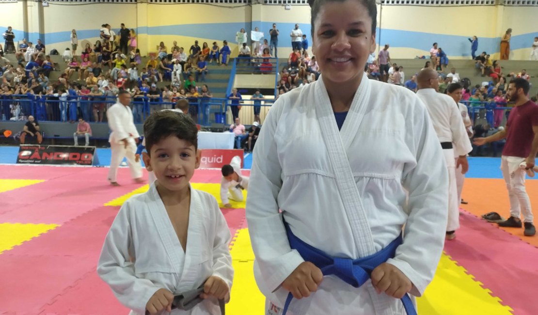 Crianças do Projeto Social da Guarda Municipal participam de Circuito Alagoano de Judô Escolar