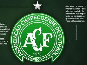 Chapecoense muda escudo após conquista da Sula e homenageia atletas